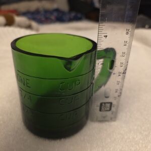 Magnolia Green Glass Measuring Cup